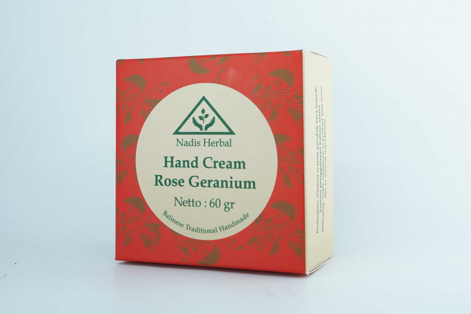 Hand cream rose geranium